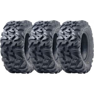 25x10.00R12 ATV Tyre 255/65R12 OBOR Vulture 6ply Road Legal 67J 307kg (Set of 3) - Neuf