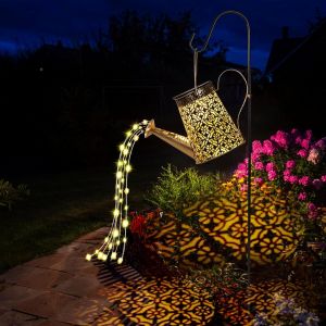 Arrosoir Avec Lumi&egrave;res Solaire F&eacute;eriques D&eacute;coration Jardin Arrosoir Lumi&egrave;res, Arrosoir Lumineuse Solaire Exterieure, Ip65 Imperm&eacute;able, Solaire &Agrave; Led L'ext&eacute;rieur Avec Support Lumi&egrave;res F&eacute;eriques - Neuf