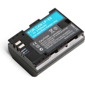 LP-E6 LC-E6 LC-E6N Batterie Compatible avec Canon EOS R R5 R6 R7, R5 C, R6 Mark II, EOS 5D Mark II III IV, 5D SR 6D Mark II 7D Mark II 6D 7D 90D 80D 70D 60D 60Da XC10 XC15 Les appareils Photo - Neuf