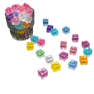 Mevronisshop-60 Gla&ccedil;ons Artificiels Transparents En R&eacute;sine Lumineux Et R&eacute;alistes D&eacute;coratifs Pour F&ecirc;tes Accessoires Photo D&eacute;coration De Table Remplissage De Vases Aquariums Et Projets De Bricolage (14 - Neuf