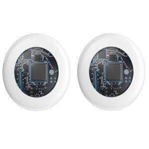 Tilanding-Traceur Gps Bluetooth Intelligent,Fonctionne Avec Apple Find My Andrea Itag Locator,Air Tags,Pet Key Finder - 2pcs White - Neuf