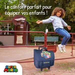 Cartable Primaire Garçon - 38 Cm - Grand Rangement - Tons Bleu - Différents Modèles & Licences - Neuf
