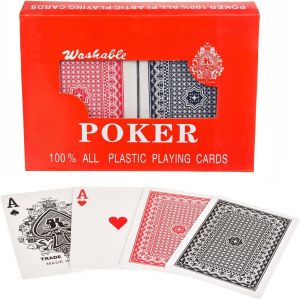 Chenquansarl-Royal 100% Plastique Cartes De Poker Cartes De Jeu En Plastique Set Double Deck - Neuf