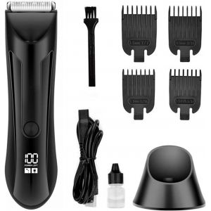 Sjzg-Tondeuse &Agrave; Barbe &Eacute;lectrique,Tondeuse Corporelle &Eacute;lectrique Pour Homme - Rasoir Rechargeable De Pr&eacute;cision Pour Le Rasage Du Nez, De La Moustache Et Du Visage, Compagnon De Voyage Pour Les P&egrave;res E - Neuf