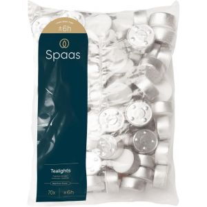 KALANKA-- Sac de Bougies Chauffe-Plats x70, 6 Heures - Blanc - Neuf