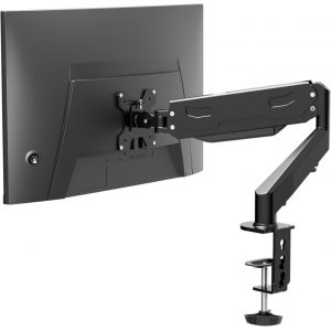 KALANKA-Bras Ecran PC pour &eacute;cran LCD LED 13-27"", Bras de Moniteur avec Ressort &agrave; gaz, Rotatif &agrave; 360&deg;, r&eacute;glable en Hauteur, Support d'&eacute;cran VESA 75x75/100x100MM, Gain de Place, Facile &agrave; Installer - Neuf