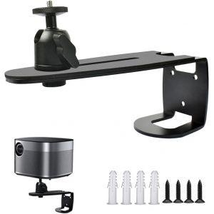 VornixorSarlshop-Support Videoprojecteur Ajustable, Support Projecteur Fixation Murale, Pied Videoprojecteur Rotation &agrave; 360&deg;, Multifonctionnel SupportRetroprojecteur pour les Salons, les Chambres et - Neuf