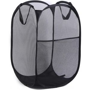 MEVRONISSHOP-Panier &agrave; linge pliable avec poign&eacute;es renforc&eacute;es pour les voyages d'affaires, les voyages et le camping - Neuf