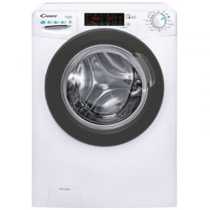 Machine &agrave; laver hublot s&eacute;chante Candy SMART Pro CSWS4106TWMRE-47 - 60x58x89 cm (lxpxh) - 10 kg - 1400 tours/min - blanc - Neuf