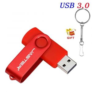 KALPZ-Mini Cl&eacute; Usb 3.0 Haute Vitesse, Cl&eacute; M&eacute;moire Rotative De 128 Go, Porte-Cl&eacute;s Gratuit, Cl&eacute; Usb Rouge 64 Go, Disque U Noir 32 Go,Red,128Gb - Neuf