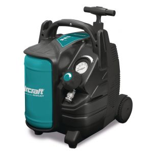 Compresseur mobile sans huile cuve 5 L 1,1 kW / 1,5 Ch 180 L/min 10 Bars 230V Aircraft MOBILBOY 185 OF E - Neuf