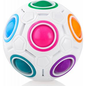 KAL-® Originale Boule Magique Arc En Ciel I Jouets D'Activité Et De Développement I Magic Rainbow Ball I Le Puzzle 3D Casse-Tête Pour Filles Et Garçons À Partir De 6 Ans - Neuf