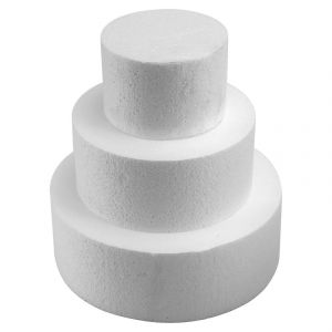 Gâteau Rond Factice 4 Pouces / 6 Pouces / 8 Pouces (Cake Dummy Set 4 Pouces 6 Pouces 8 Pouces) - Neuf
