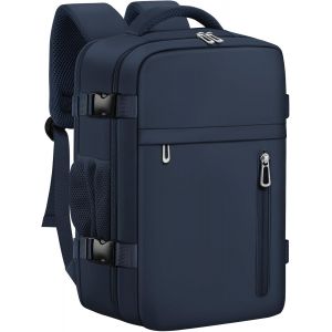KALANKA-Bagage Cabine 40 x 20 x 25 pour Ryanair, Sac &agrave; Dos de Voyage Bagage &agrave; Main Avion Sac &agrave; Main Sous le Si&egrave;ge Valise D&eacute;contract&eacute; &Eacute;cole Bureau Sac-Bleu - Neuf