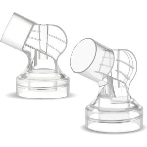 Myfit Lot; Compatibles Avec Le Medela- Personnel De Pompe &Agrave; Poitrine, Freestyle, Harmony, Maxi, Freestyle Flex Connexion &Agrave; Large/Schmal, 2 Pi&egrave;ces. (Base Connecteur 2) - Neuf
