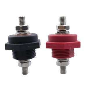 Connecteurs De Bornes De Batterie &Agrave; Panneau Traversant 3/8 Po,Bague &Agrave; Noyau En Cuivre Haute Puissance Pour Camions Et Voitures S - Neuf