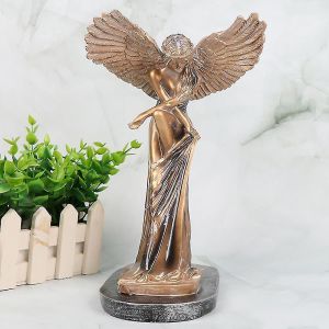Figurine d&eacute;corative Ange de la R&eacute;demption, ornement de bureau pour la maison - Neuf