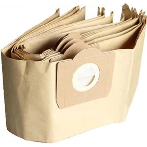 KAL-Lot De 5 Sacs Droits Aspirateur Pour Wd3 Wd2, Compatible Avec Wd6 Wd5 Wd4, Wd3200 Wd3500P, A2204 A2534, Se4001 Se4002 Se5.100 Se6.100. Papier Kraft 100% Recyclé Et Compostables - Neuf