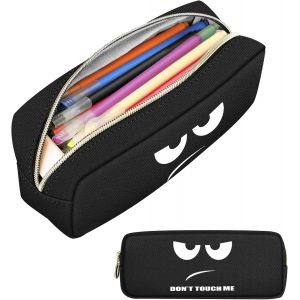 ERYI-Trousse Scolaire, Trousse À Crayons, Sac À Crayons, École Single Trousse, Trousse À Maquillage Pour L'École Et Le Bureau (Don'T Touch) - Neuf