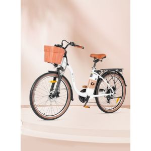 V&eacute;lo &Eacute;lectrique Longue Distance Dyu C6 Pro | Autonomie De 72 Km, Batterie 36 V 15,6 Ah, Moteur 250 W, Pneus Tout-Terrain 26 Pouces - Neuf