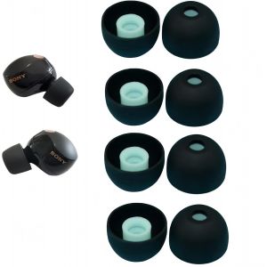 LORANKA-Embouts en silicone pour &eacute;couteurs Sony 1000XM5/1000XM4/LinkBuds S/WF-C500/WF-C700N WF WI XBA, avec bo&icirc;te de rangement, 4 paires, taille L - Neuf