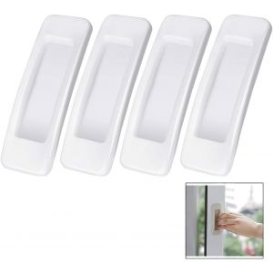 4 Pièces Poignée De Porte Instantanée Autocollante - Couleur, Poignée De Porte Coulissante Autocollante Pour Salle De Bain, Verre, Portes Et Fenêtres, Tiroirs De Commode, Armoires - Neuf