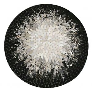Hjlian Tapis Rond Antiderapant, Tapis D'assise Lavable, Tapis De Chaise Rotray, Tapis De Chambre A Coucher 100 Cm - Neuf