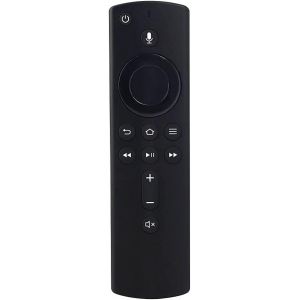 CMWX-L5B83H Voice Remote - T&eacute;l&eacute;commande de Remplacement Compatible avec Fire TV Stick 4K - Fire TV Stick (2&egrave;re Gen/2020/Lite) - Fire TV Cube (1/2&egrave;re Gen) - Fire TV(3&egrave;re Gen) (Noir) - Neuf