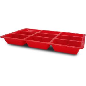 Jexnovashop-Moule 9 Miniplumcake 17x29,5 Cm, Silicone De Qualit&eacute; Alimentaire, Rouge, Fabriqu&eacute; En Italie, Ligne Juliette - Neuf