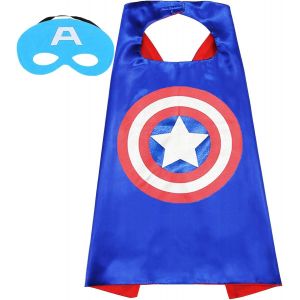 Capes de super-héros pour enfants, costumes d'Halloween et déguisements - 4-12 ans - Neuf