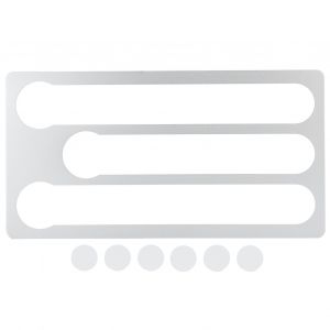 Hjlian Support Mural En Aluminium Pour Capsules De Cafe Vertuoline - Neuf