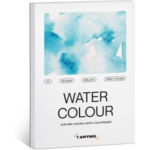 Papier Aquarelle A4 280g/M&sup2; Carnet Aquarelle 30 Pages | Papier Pour Aquarelle | Feuille Aquarelle | Cahier Aquarelle | Bloc Papier Aquarelle | Carnet Dessin Aquarelle | Aquarelle Sketchbook - Neuf