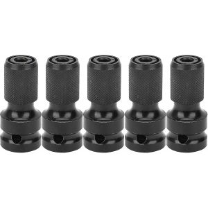 Adaptateur De Douille Pour Cl&eacute; &Eacute;lectrique 1/2"" Vers 1/4"", Convertisseur T&eacute;lescopique - Neuf