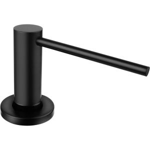 ERYI-Distributeur Savon Encastrable Pour Cuisine Et Salle De Bain, Avec Pompe En Acier Inoxydable, Bouteille De 500 Ml, Remplissage Du Haut, Noir - Neuf