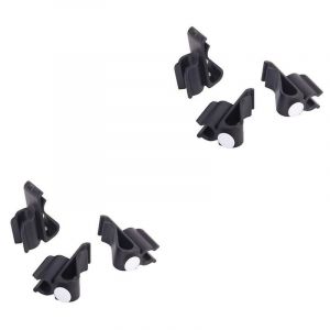 Lot De 6 Clips De Fixation Pour Putter De Golf Avec Marqueur De Balle &iquest; Organiseur Durable Pour Un Acc&egrave;s Facile &iquest; Design En Plastique Noir - Neuf