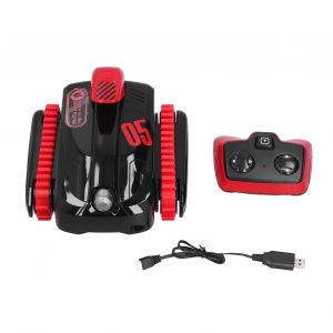 Voiture amphibie a deformation, jouet tout-terrain telecommande rotatif a 360¡ã, 2,4 G - Neuf