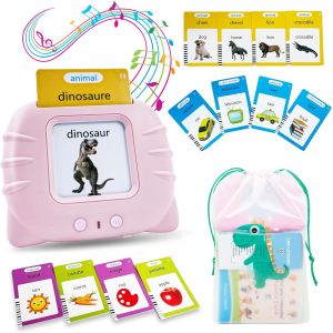 ERYI-Carte Flash Parlante Francais Anglais | Motami Pour Écouter Et Apprendre Avec Musique Intégrée | Jouet Pour Enfant De 2 À 6 Ans | Carte Educative 224 Mots | Jeux Montessori 2 Ans | Cadeau Annive - Neuf
