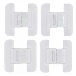 Ensemble De Serrure De Réfrigérateur Pour Enfants Serrures D'armoire Pour Bébés Serrures De Tiroir Pour Enfants Serrure De Porte De Congélateur Pour Preuve 4pcs - Neuf