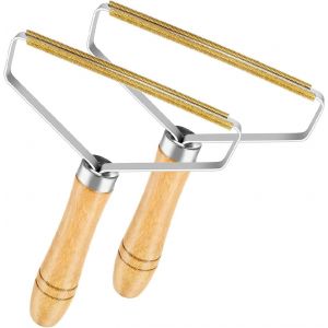Brosse Manuel Anti Poil Lot De 2, Rasoirs Anti-Bouloches, Portable Lint Remover Pour Manteau Tiss&eacute; Pull Tapis Rideaux Canap&eacute; - Neuf