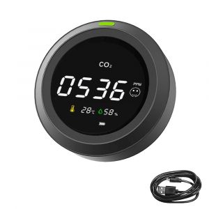 Testeur intelligent de CO2, de dioxyde de carbone, de temp&eacute;rature et d'humidit&eacute; pour la qualit&eacute; de l'air - Neuf