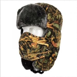 Hommes Femmes Hiver Chasse Chapeau Bionic Camouflage Casquette De Randonnée Chasse En Plein Air Thermique Casquette Chaude Ushanka Oreille Coupe-Vent Militr Hut - Neuf