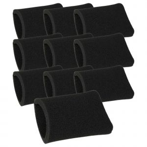 vhbw 10x filtre remplacement pour K&auml;rcher 5.731-595.0 filtre pour aspirateur - Filtre en mousse noir - Neuf