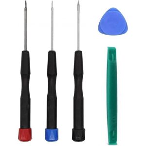 P2 P5 P6 0,8 mm 1,2 mm 1,5 mm TS1 TS4 TS5 Tournevis pentalobe 5 étoiles pour iPhone MacBook Pro,Air Retina Assemblée avec outils de levier - Neuf