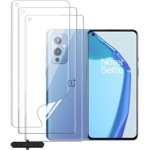 JGD-Lot de 3 films protecteurs d'&eacute;cran hydrogel pour OnePlus 9 [6,5 pouces] - Anti-traces de doigts, auto-r&eacute;parateur, HD transparent, ultra fin, kit facile &agrave; installer, compatible avec les coques - Neuf