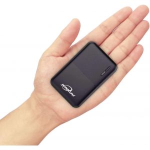 JGD-Mini Ultra Compact Power Bank Batterie Externe 10000mAh (Noir) - Neuf