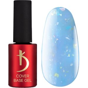 Professional - Vernis Semi Permanent - Bleu Brillants Flocons Camouflage - Vernis Gel Uv Semi Permanent Gel Ongle -7ml- Base Gel Cover Blue Flakes - Base Coat - Neuf