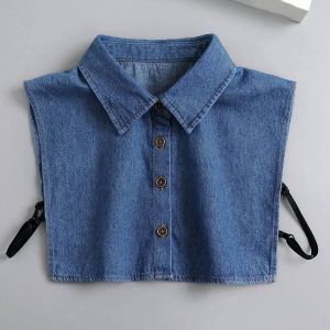 Faux Col Blanc Avec Cravate Avant Pour Femmes,Col D&eacute;tachable,Vintage,Dentelle,Faux Col De Chemisier Pour Dames--027-01 - Neuf