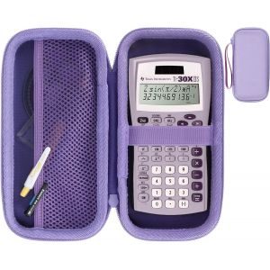 TEPPD-Dur Étui de Protection pour Texas Instruments TI-36X Pro/TI-30Xa / TI-30X Plus/TI-30XIIS / TI-30XS / TI-30X Pro Calculatrice Scientifique (La Couleur Violette) - Neuf