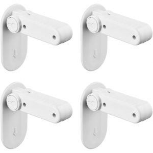 4 X Baby Safety Doors,No Drilling For Wardrobes,Child Safety Closet,Suitable For Most Types Of Doors - Neuf