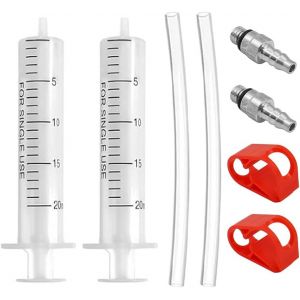 LETNERNY-Kit De Purge De Frein De Vélo Pour Vélos De Montagne Et Vélos De Route Kit D'Outils De Base De Réparation D'Huile De Disque De Frein De Vélo Hydraulique - Neuf